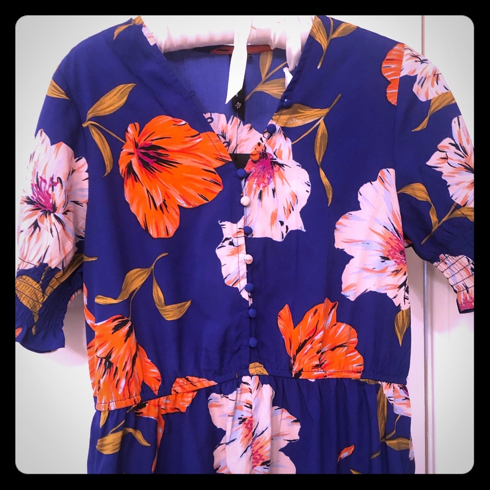 Influence: Multicolor flower dress, never worn!